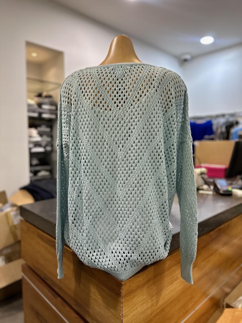 Optimum Mesh Jumper - Aqua - Image 5