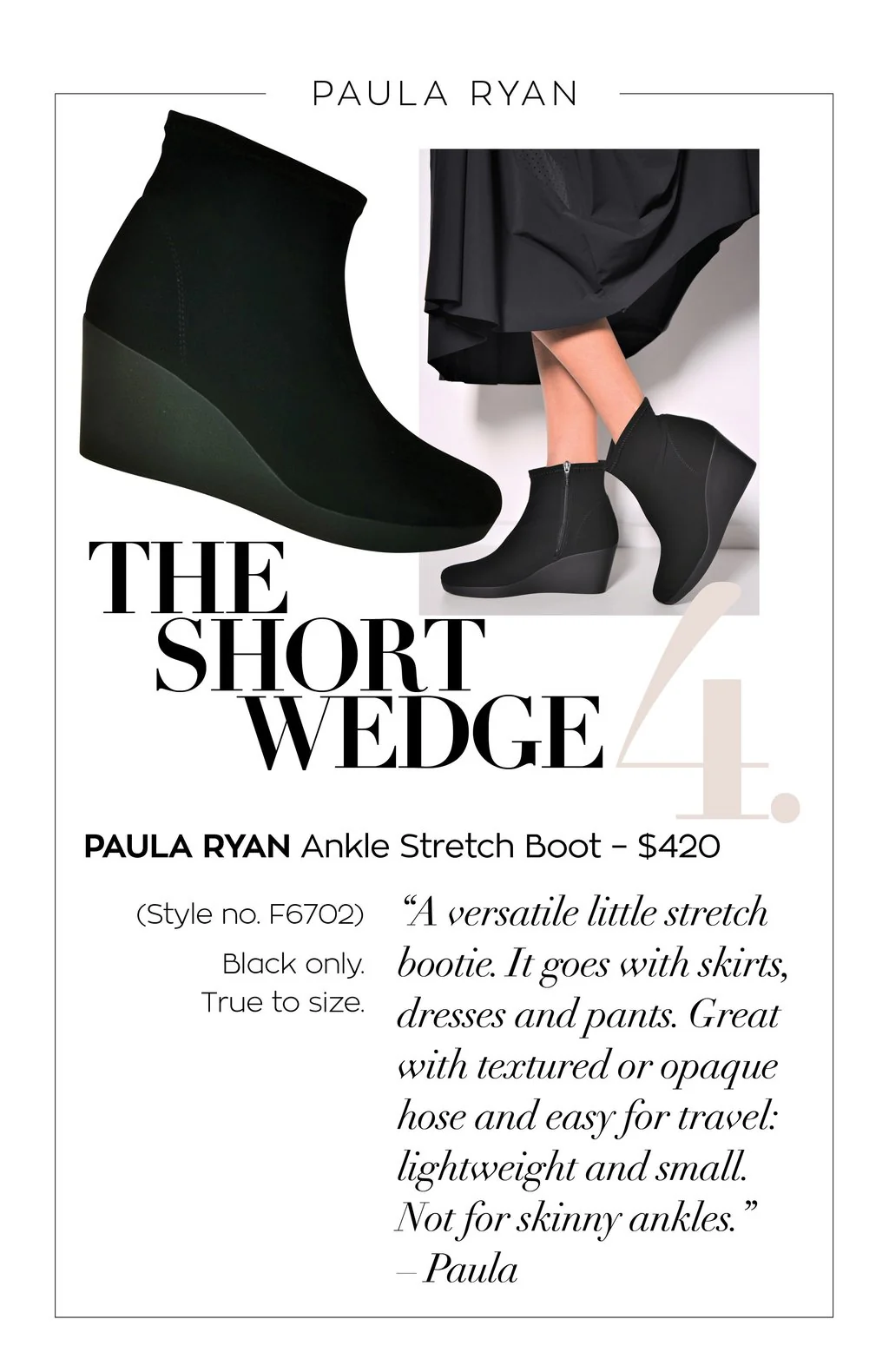Paula Ryan Ankle Wedge Boot - Image 2
