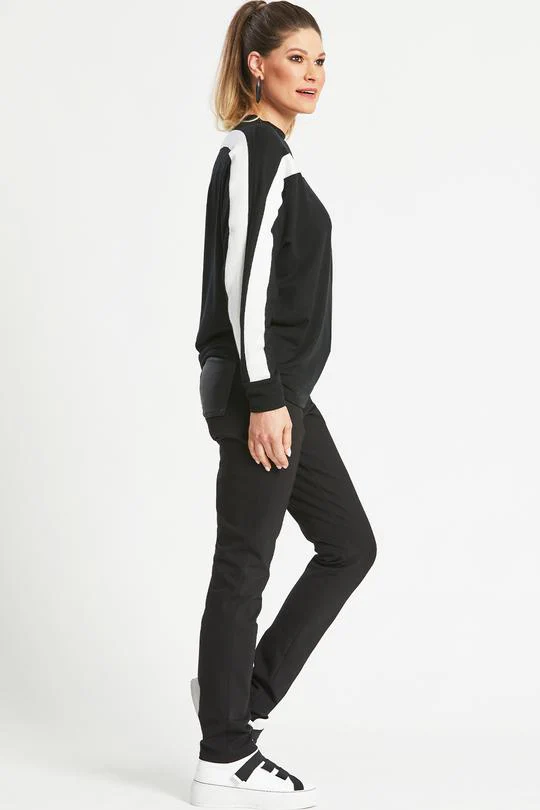 Paula Ryan Banded Jumper - Black - Image 6