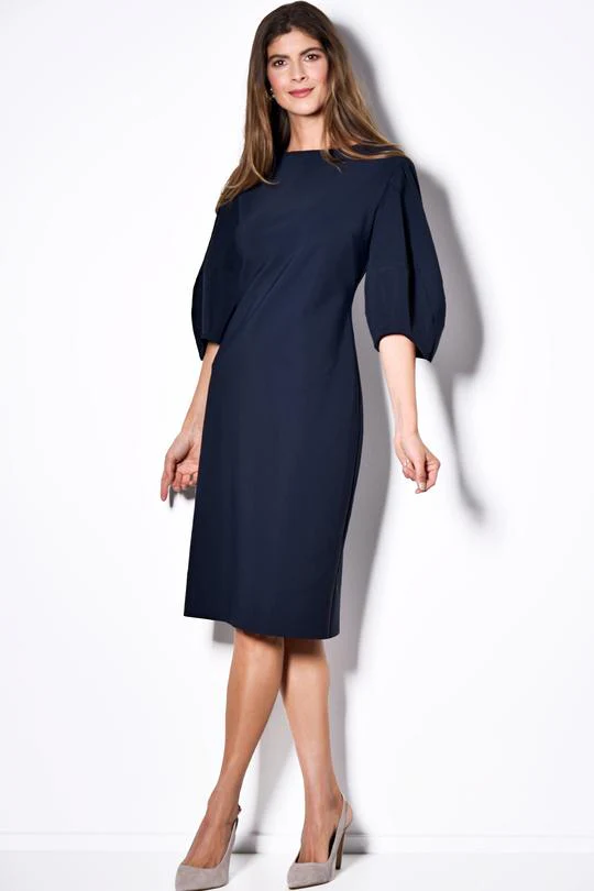 Paula Ryan Bell Sleeve Dress - Black