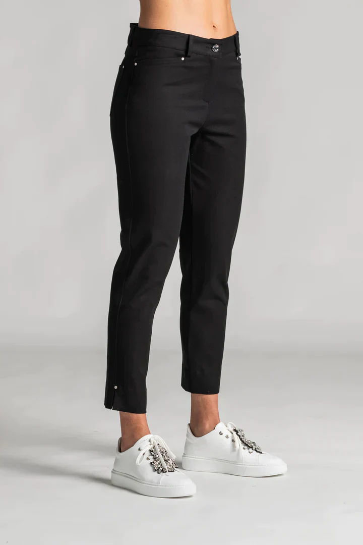 Paula Ryan Bi Stretch 7/8 Jean - Black