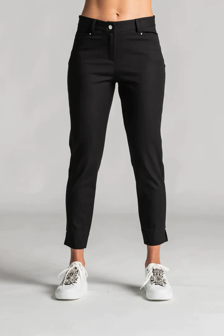 Paula Ryan Bi Stretch 7/8 Jean - Black - Image 2