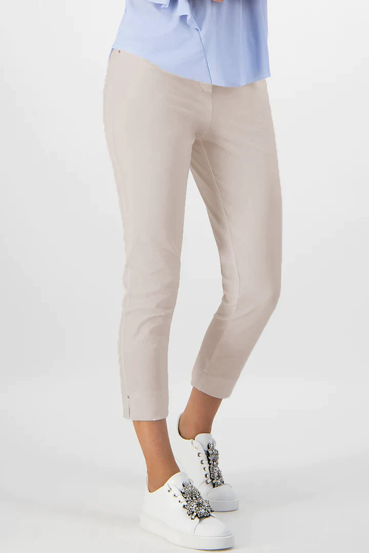 Paula Ryan Bi Stretch 7/8 Jean - Sand