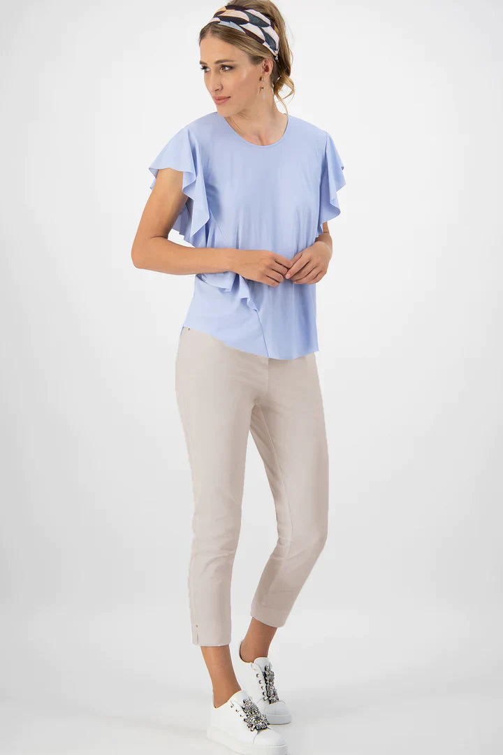 Paula Ryan Bi Stretch 7/8 Jean - Sand - Image 2