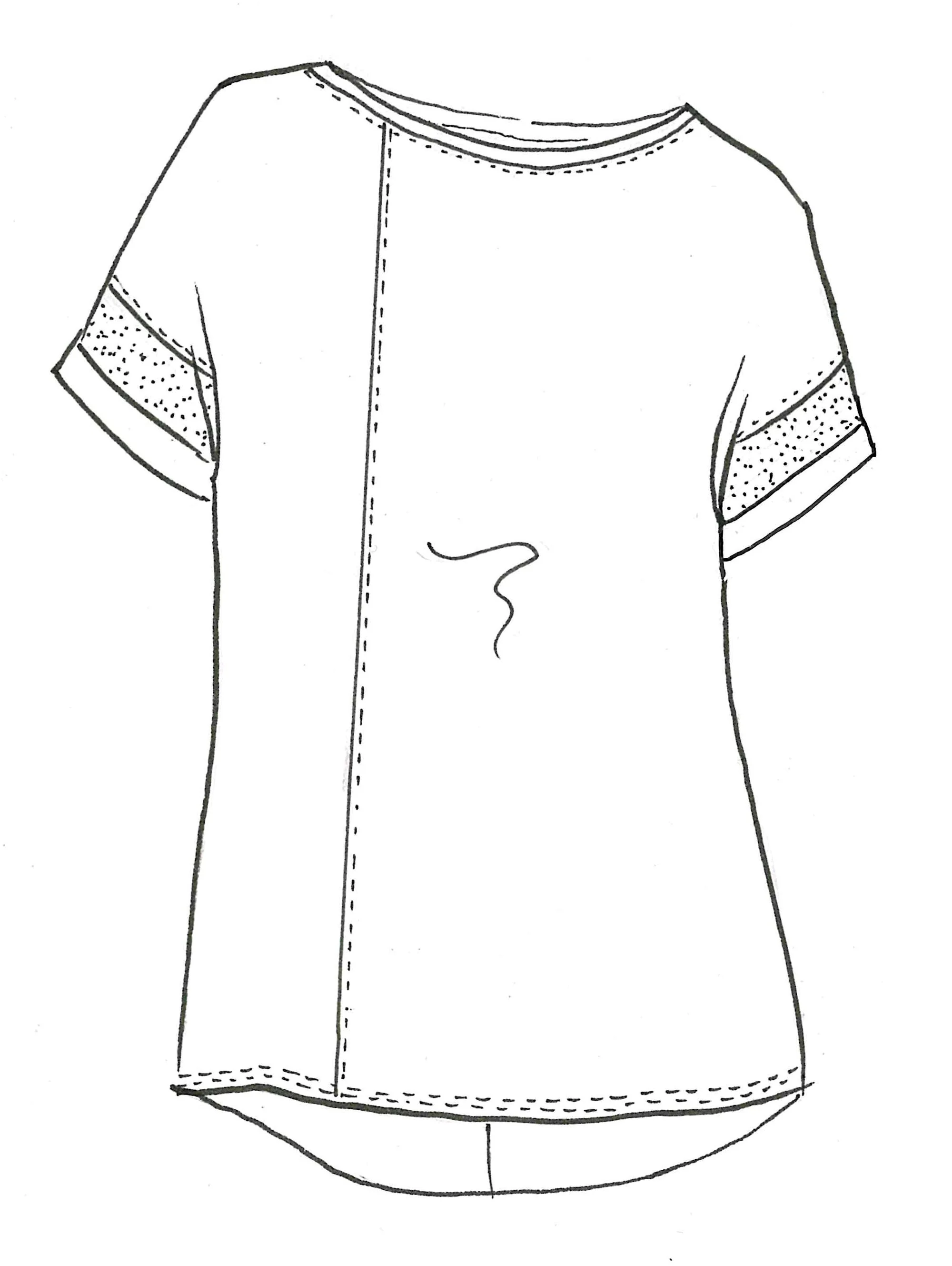 Paula Ryan Boat Neck Cuffed Top - White - Image 4
