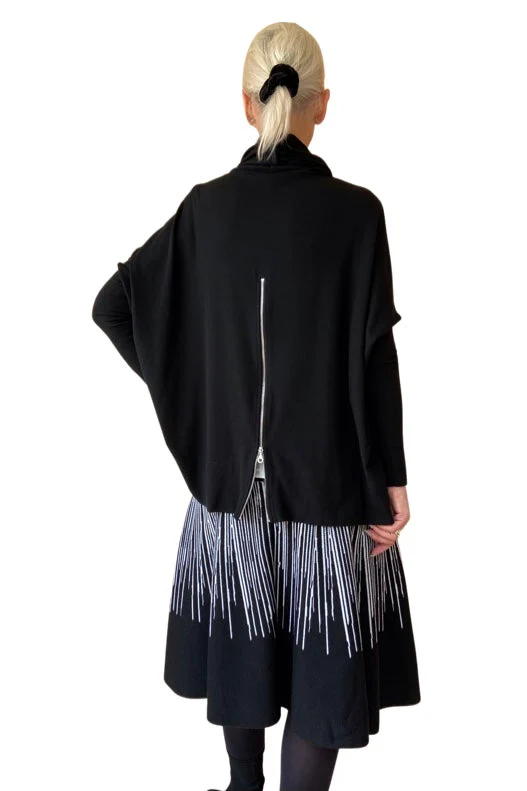 Paula Ryan Boxy Zip Sweater-Merino - Image 2