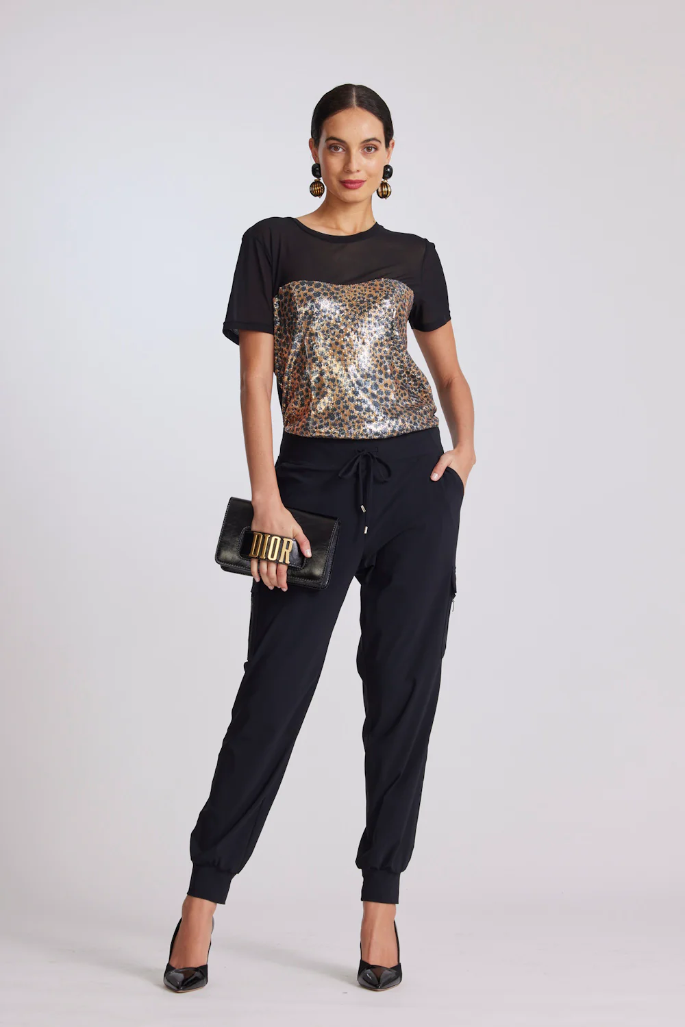 Paula Ryan Bustier Sequin Top - Image 2