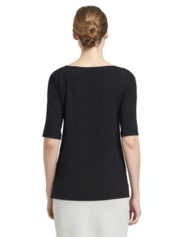 Paula Ryan Easy Fit Half Sleeve Scoop Neck Top - Image 2
