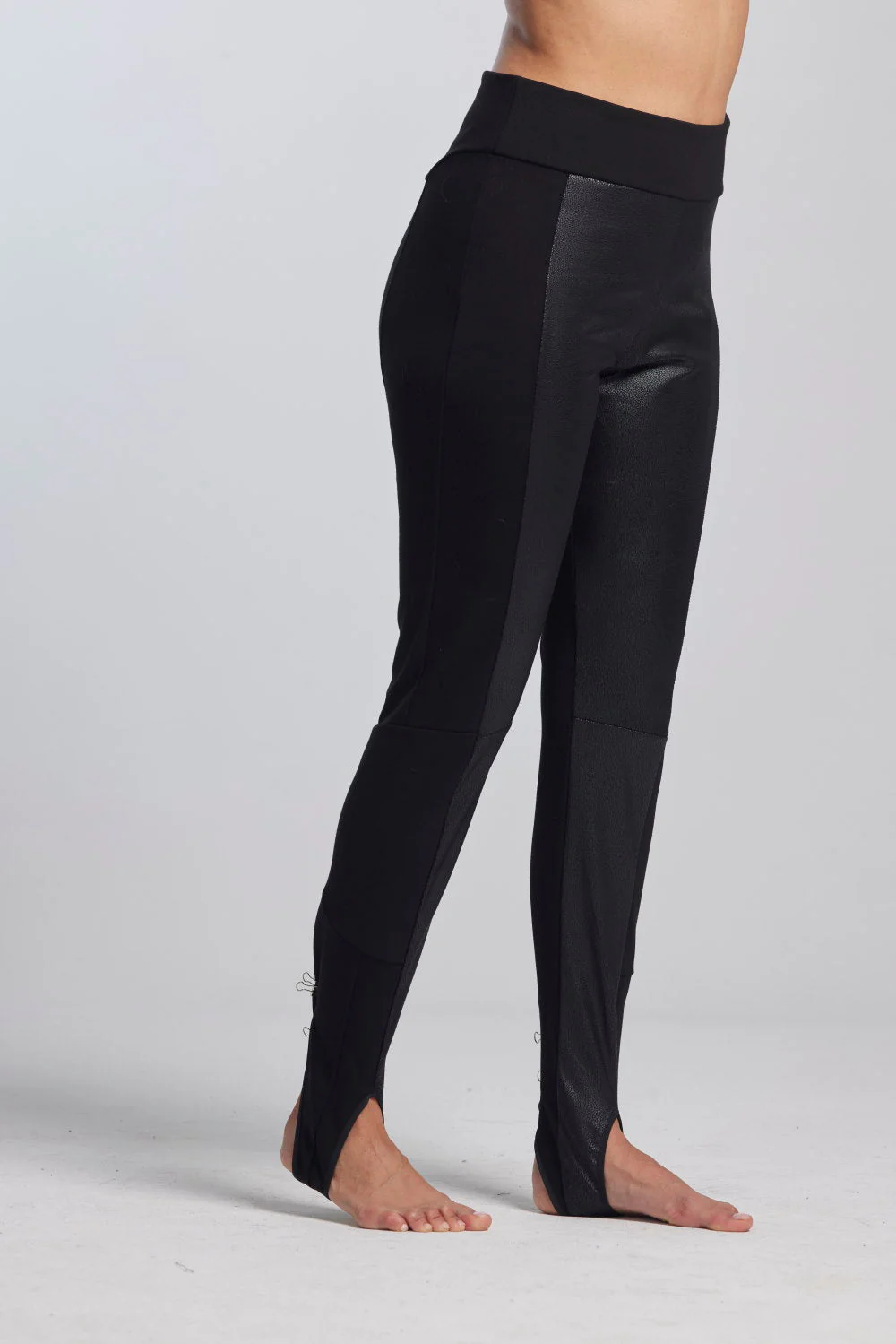 Paula Ryan Eco Leather Roma Stirrup Legging - Image 4