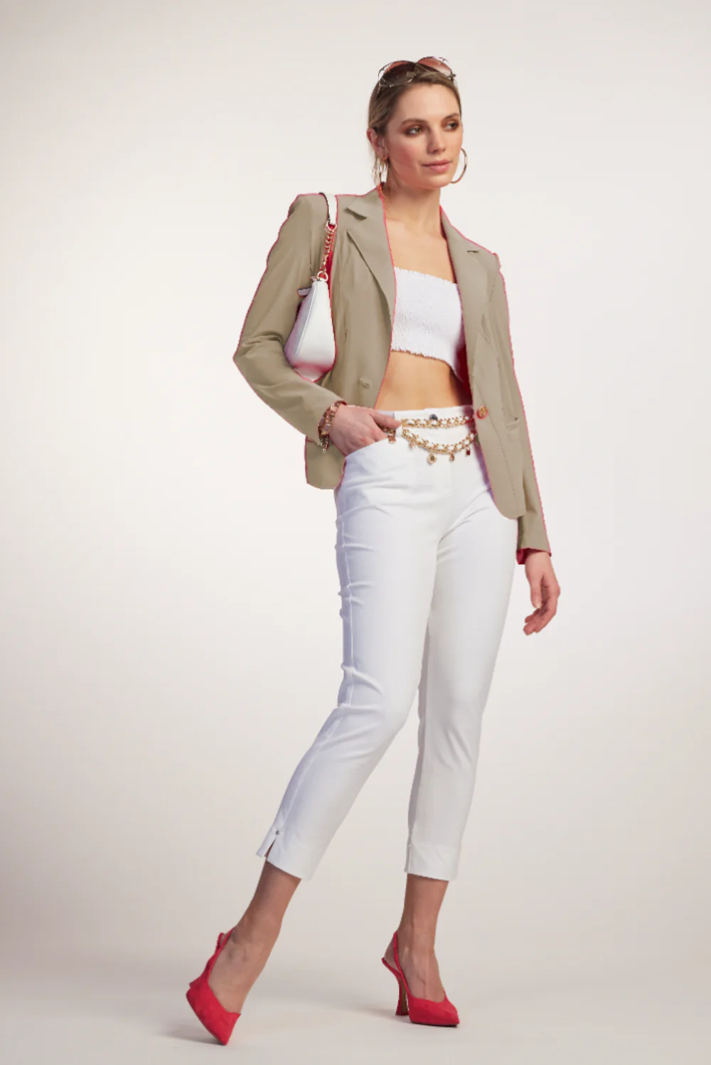 Paula Ryan Girlfriend Jacket - Sand - Image 2