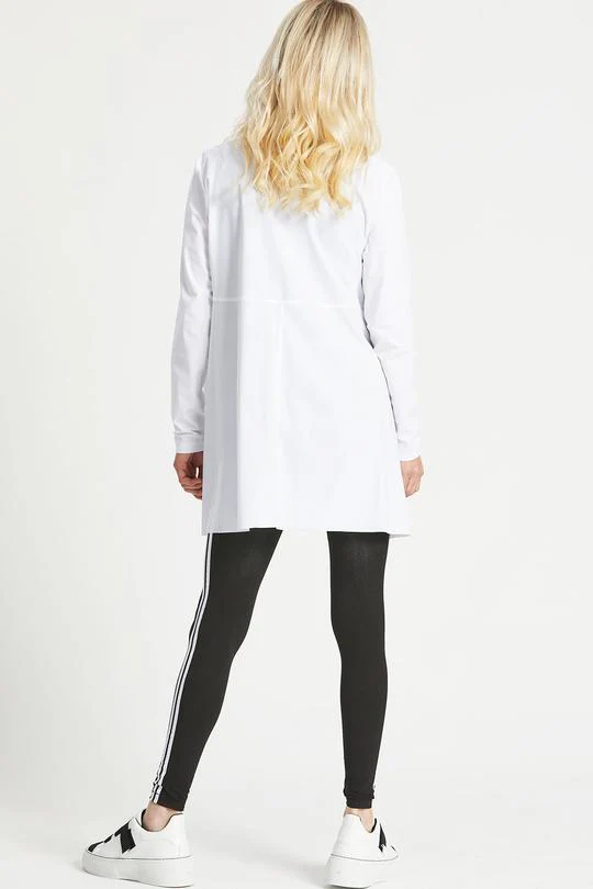 Paula Ryan Hitched Shirt-White - Image 2
