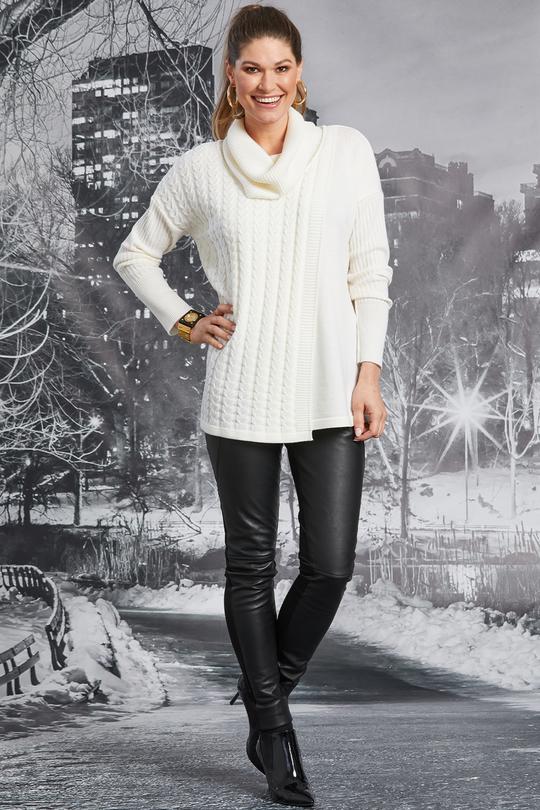 Paula Ryan Leather Front Roma Pant - Image 2
