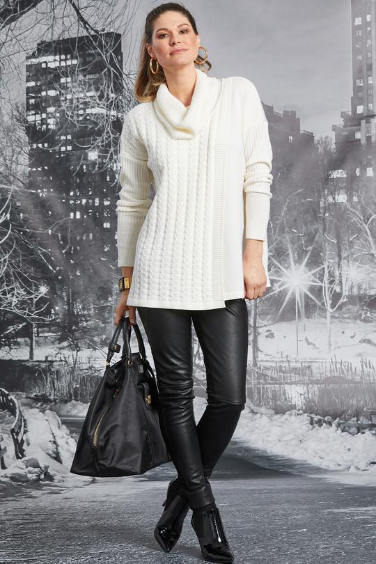 Paula Ryan Leather Front Roma Pant - Image 3