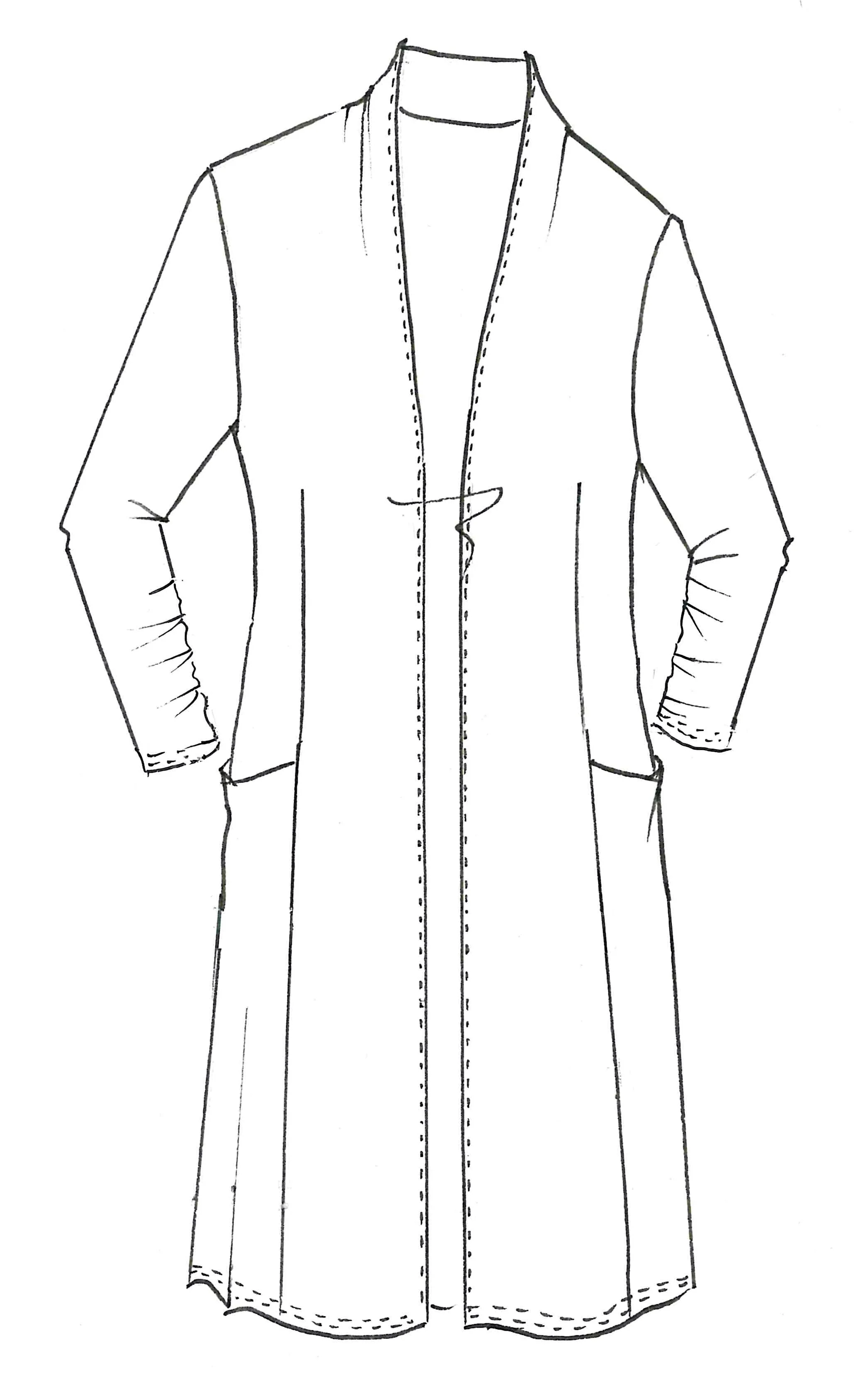 Paula Ryan Merino Long Shrug - Black - Image 3