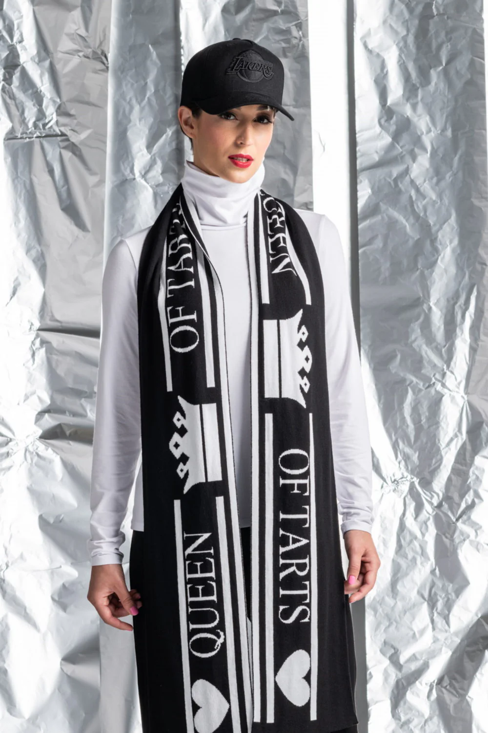 Paula Ryan Long Sleeve White Polo Neck - Image 2