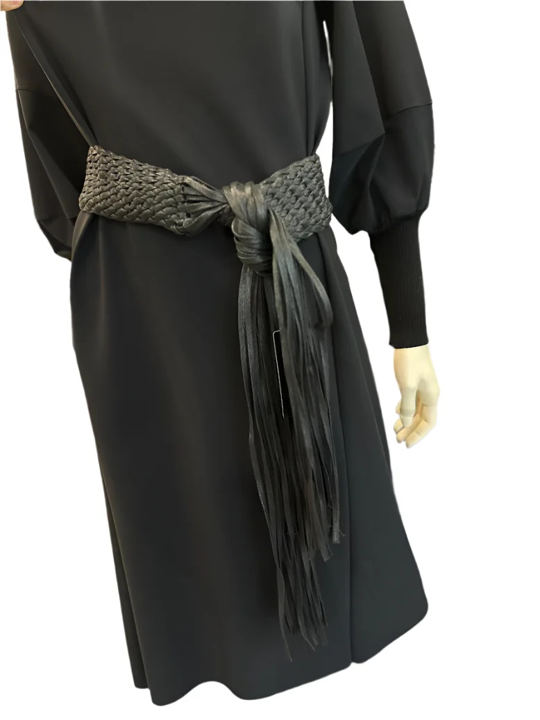 Paula Ryan Macrame Leather Belt - Image 3
