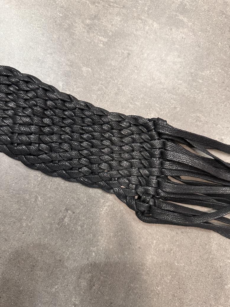 Paula Ryan Macrame Leather Belt - Image 4