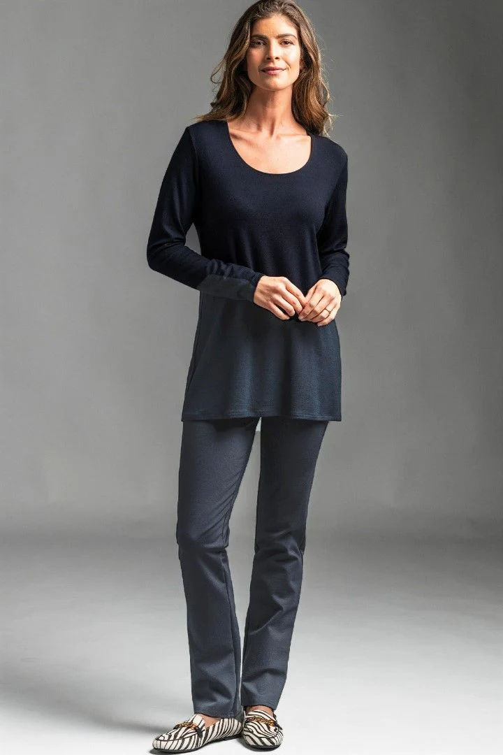 Paula Ryan Narrow Leg Pant - Ironsand - Image 2