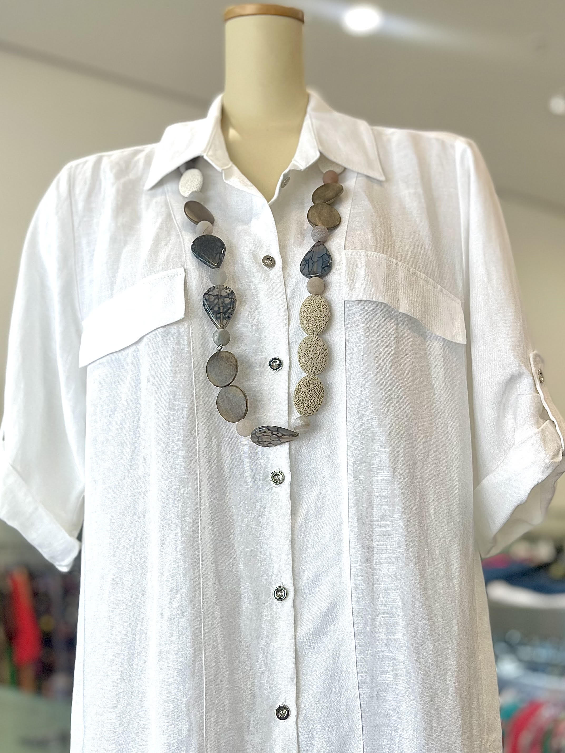 Paula Ryan River Beads Necklace - Image 3