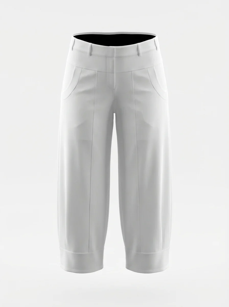 Paula Ryan Panelled Soft Leg Jean - White