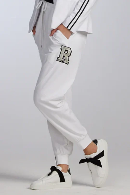 PAULA RYAN RELAXED Roma Lite Jogger - White - Image 2