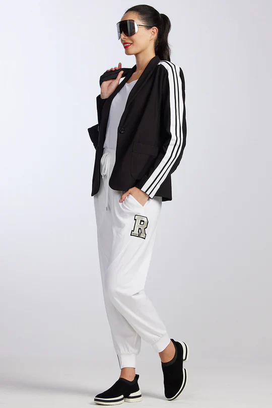 PAULA RYAN RELAXED Roma Lite Jogger - White - Image 3