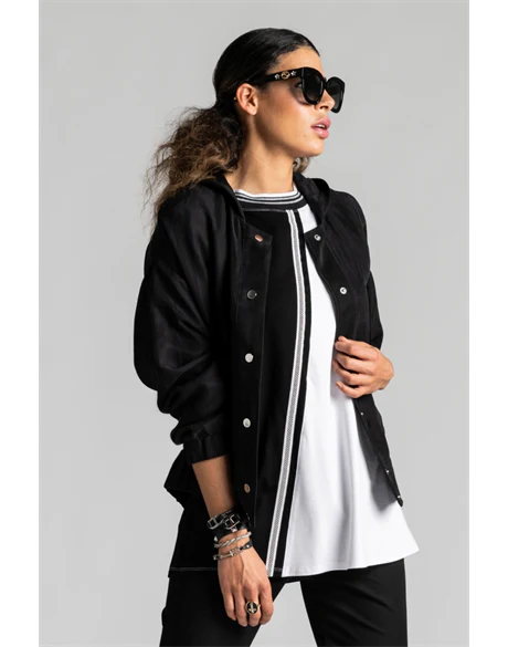 Paula Ryan Relaxed Boxy Jacket In Mint