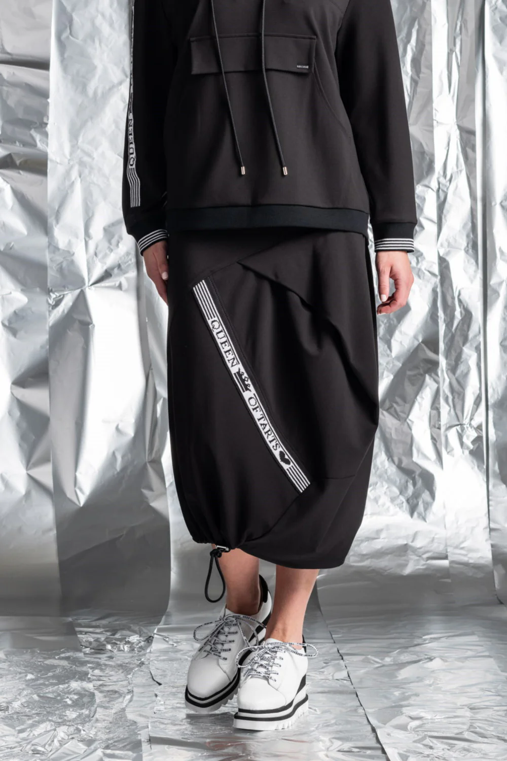 Paula Ryan Roma Lite Drawcord Skirt - Image 2
