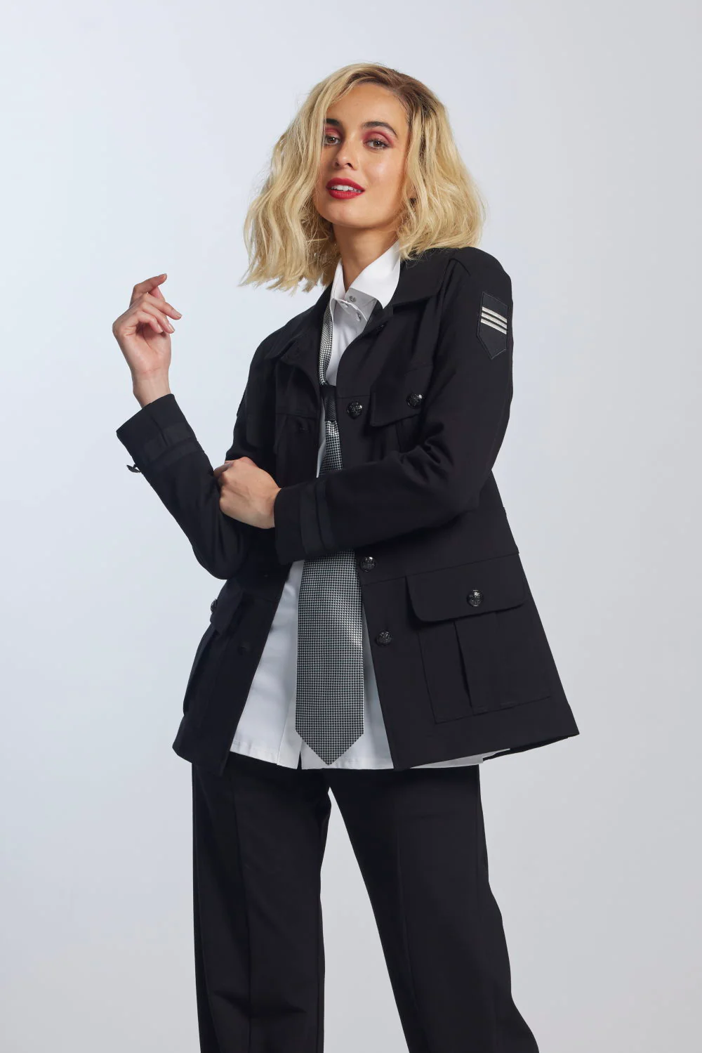 Paula Ryan Roma Officers Jacket - Image 3