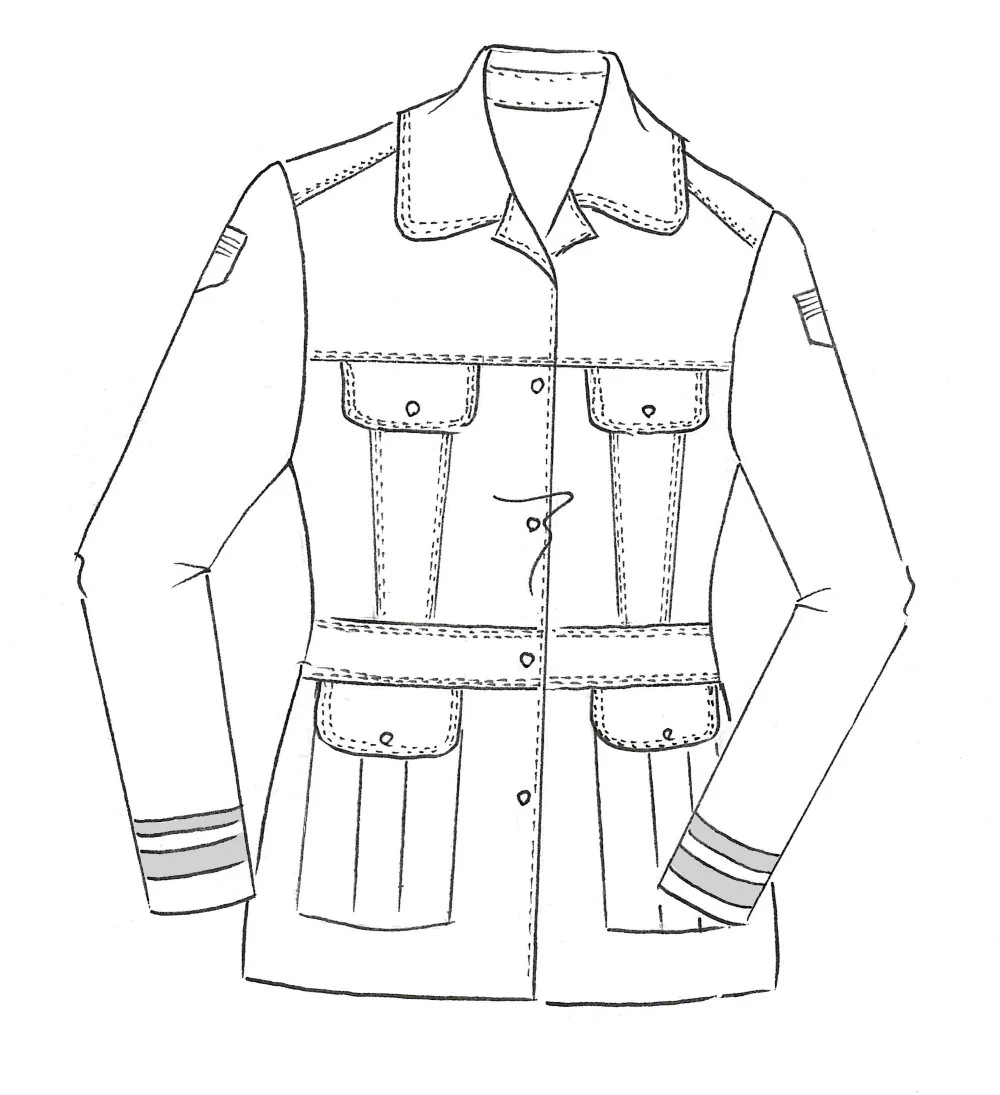 Paula Ryan Roma Officers Jacket - Image 5