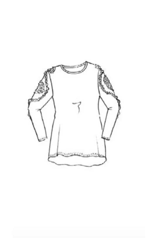 Paula Ryan Ruffle Tunic - Image 7
