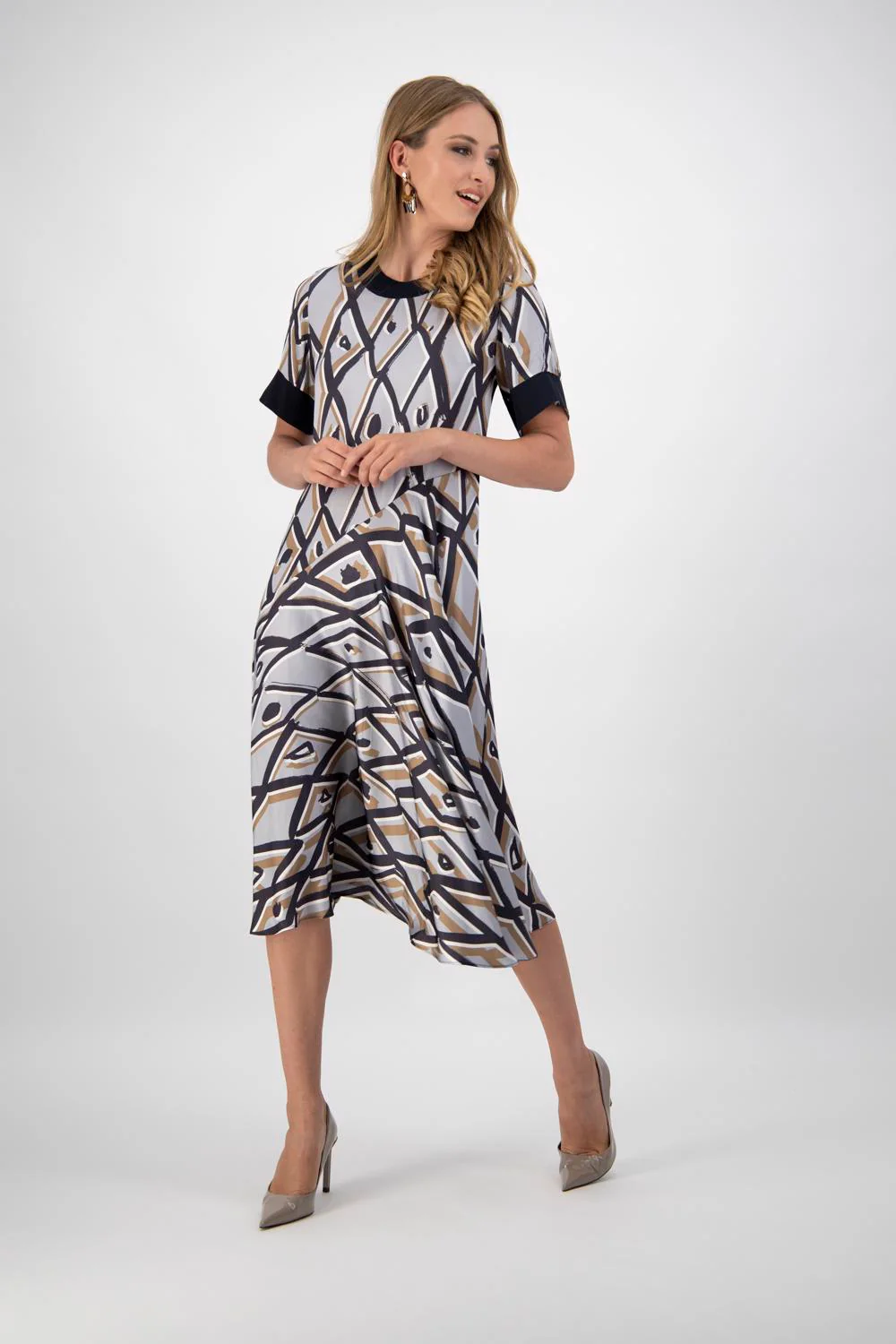 Paula Ryan Side Flare A Line Dress - Image 2