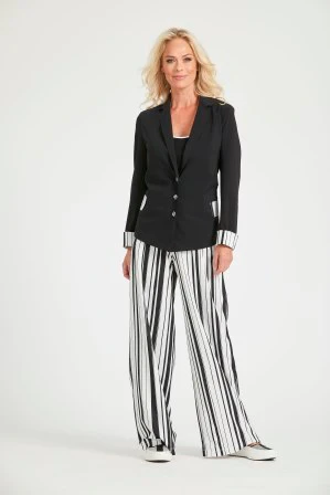 Paula Ryan Side Pocket Wide Leg Long Pant - Image 3