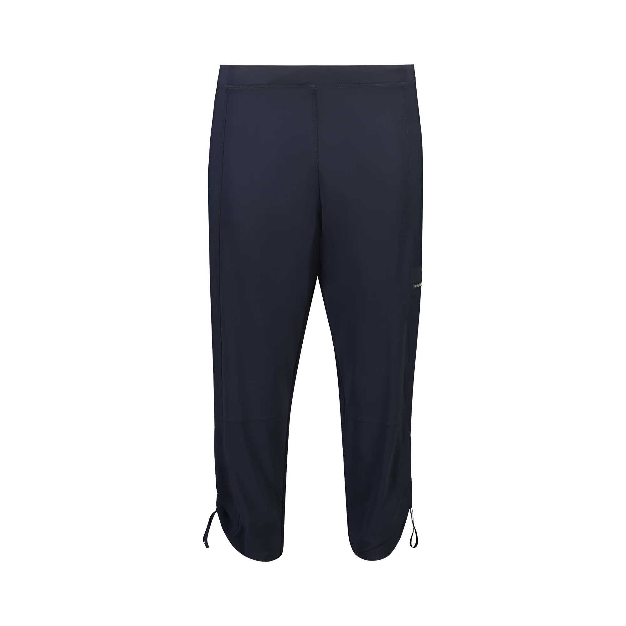 Paula Ryan Slouch Waist Clam Digger Capri - Ink / Navy - Image 3