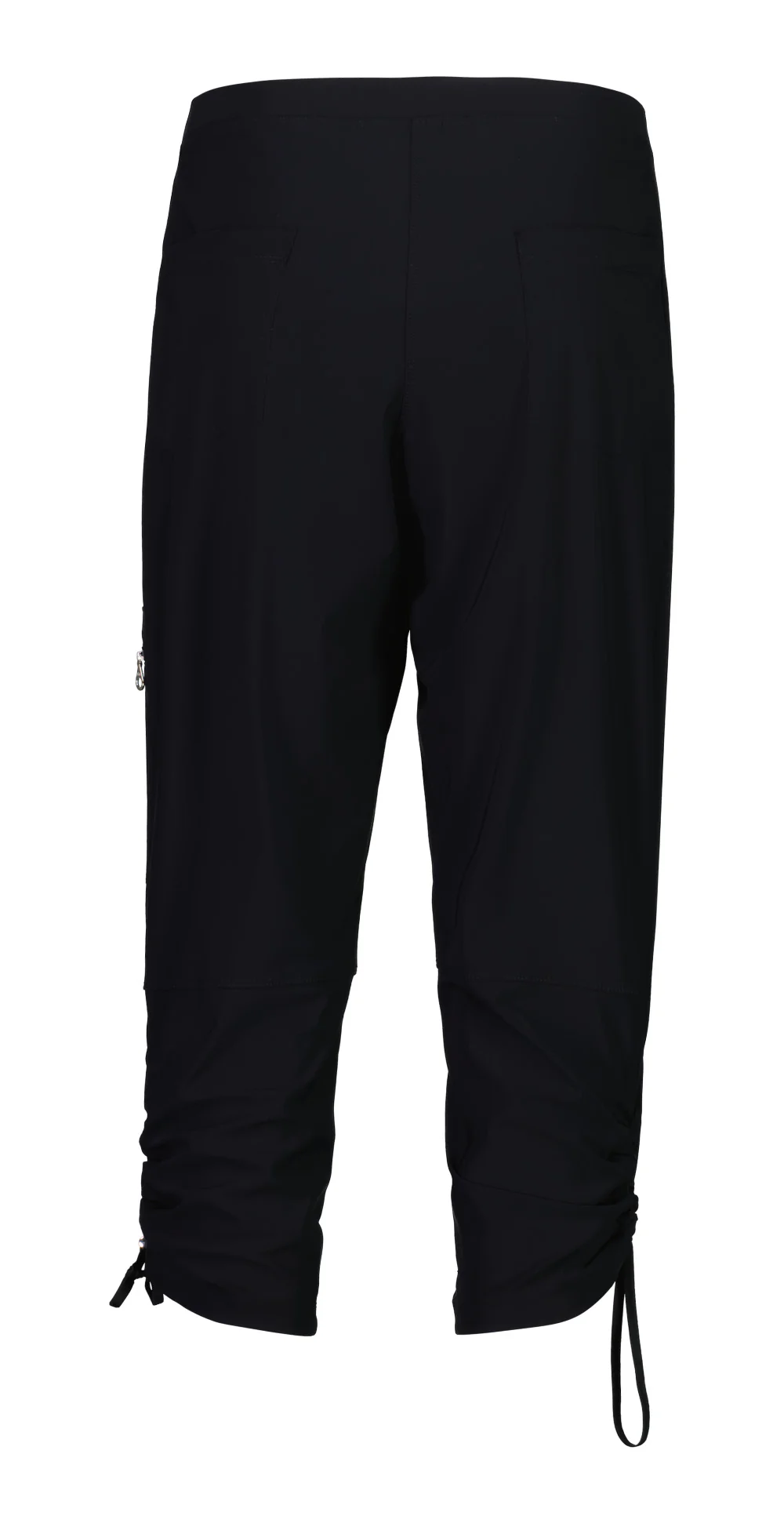 Paula Ryan Slouch Waist Clam Digger Capri-Black - Image 5
