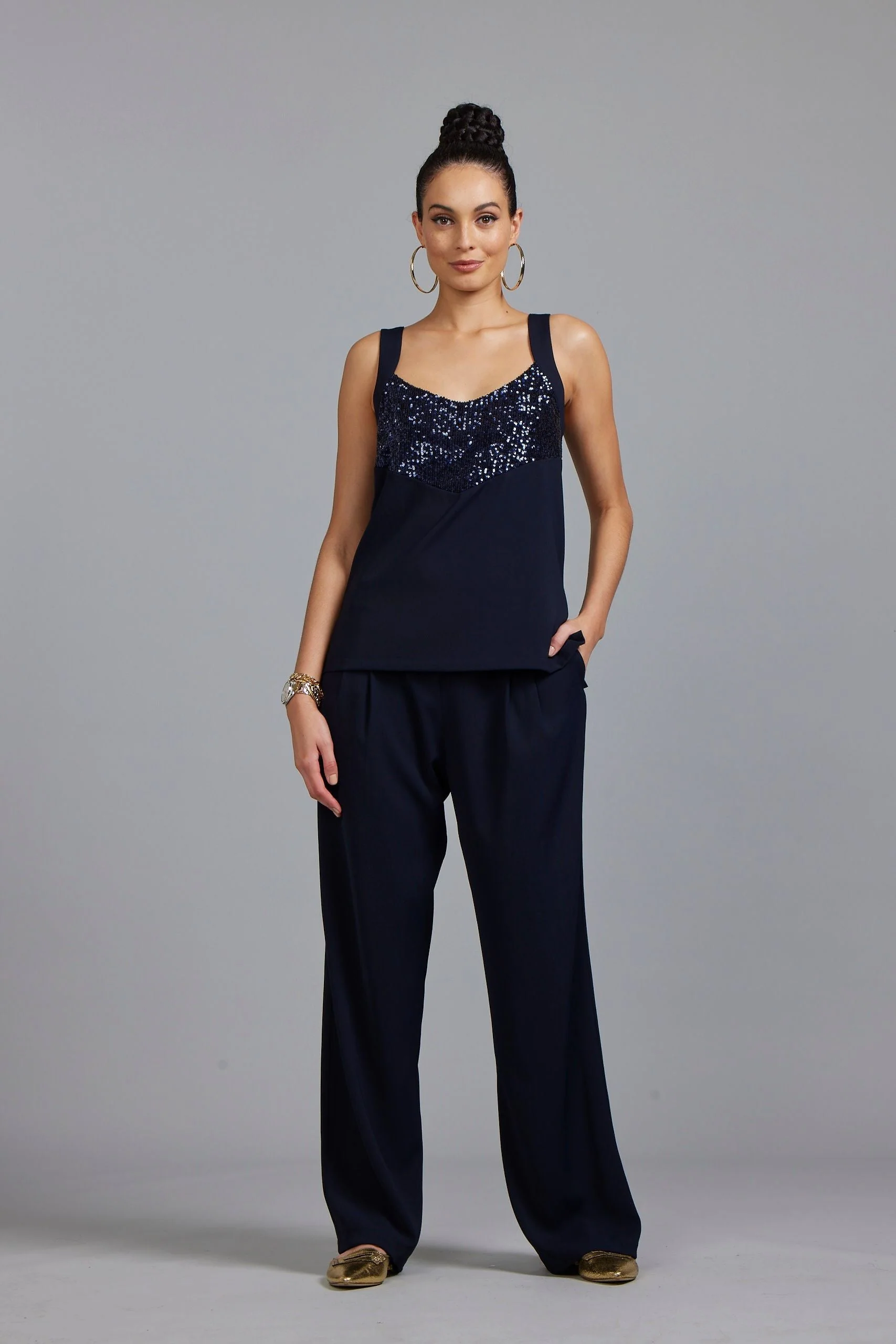 Paula Ryan Soft Leg Pant - Black