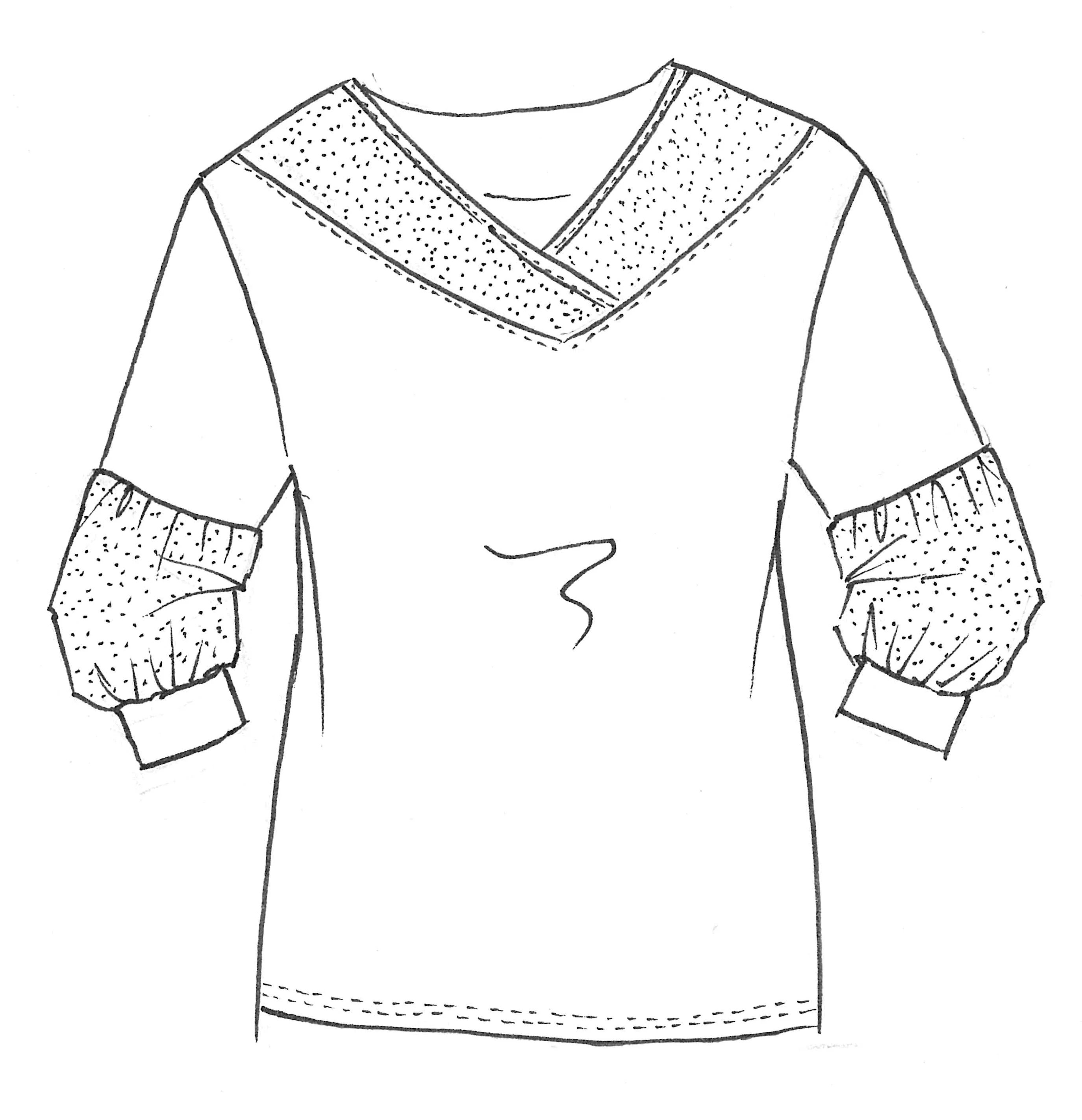 Paula Ryan Soft Wrap V Chiffon Top - White - Image 3