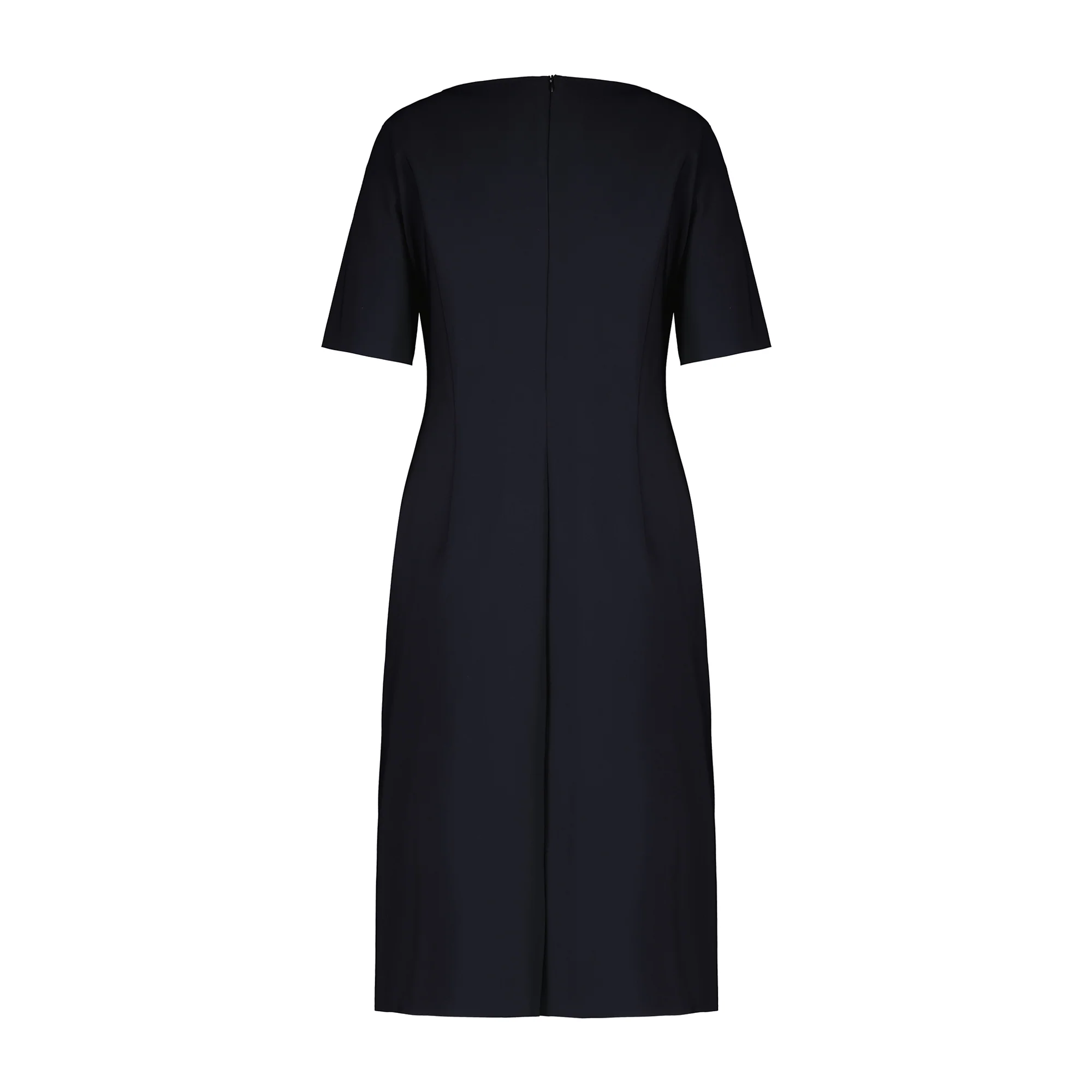 Paula Ryan Spliced Bodice Dress - Black/Sand/White - Image 2