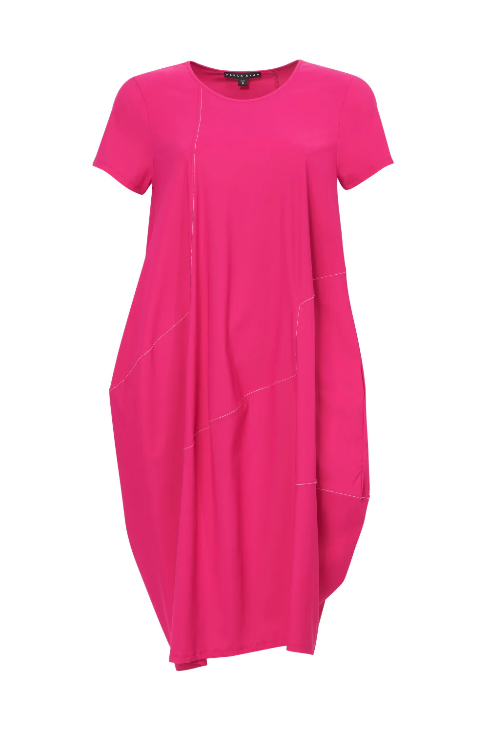 Paula Ryan Stitched Panel Short Sleeve Dress - Image 3