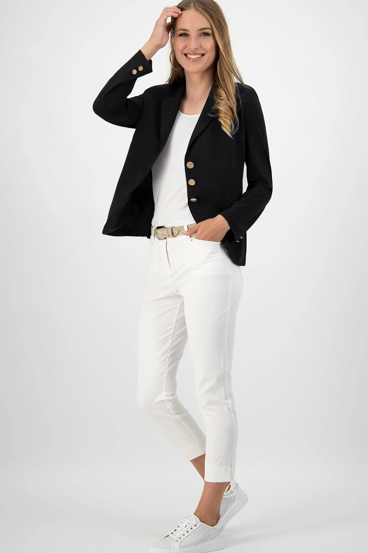 Paula Ryan Summer Boyfriend Jacket - Black - Image 2