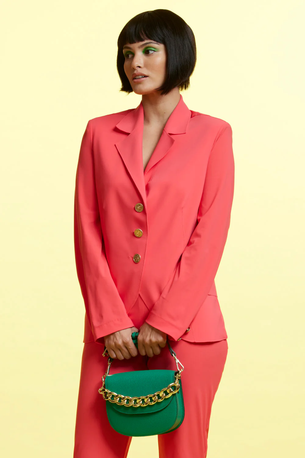 Paula Ryan Summer Boyfriend Jacket - Grenadine