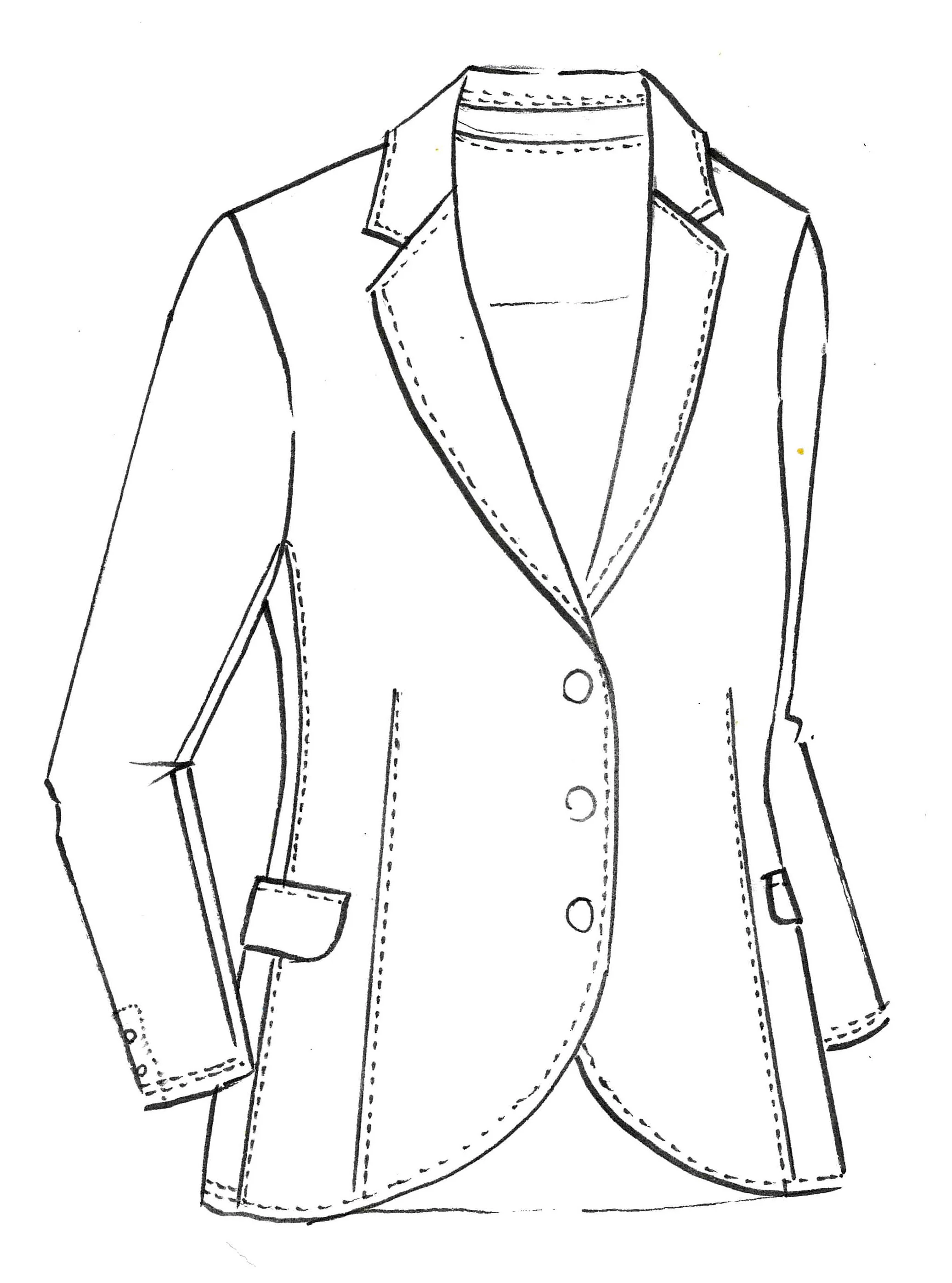 Paula Ryan Summer Boyfriend Jacket - Navy - Image 5