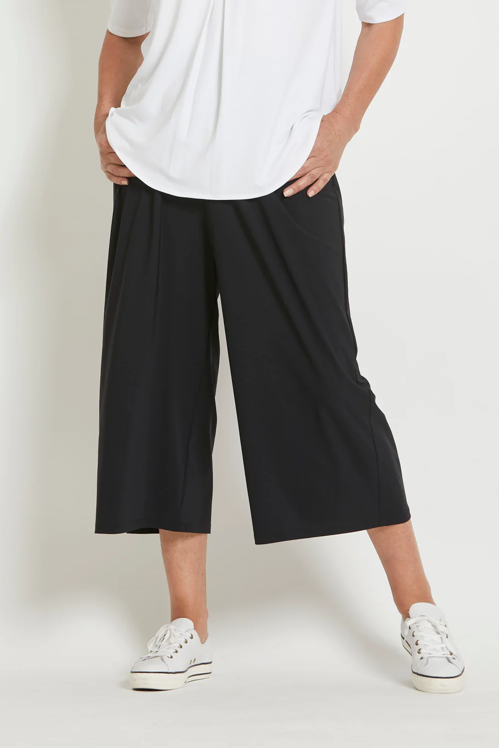Paula Ryan Superfine Crop Palazzo