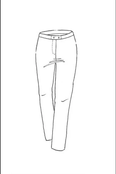 Paula Ryan Tailored Pant MircoJersey - Navy - Image 4