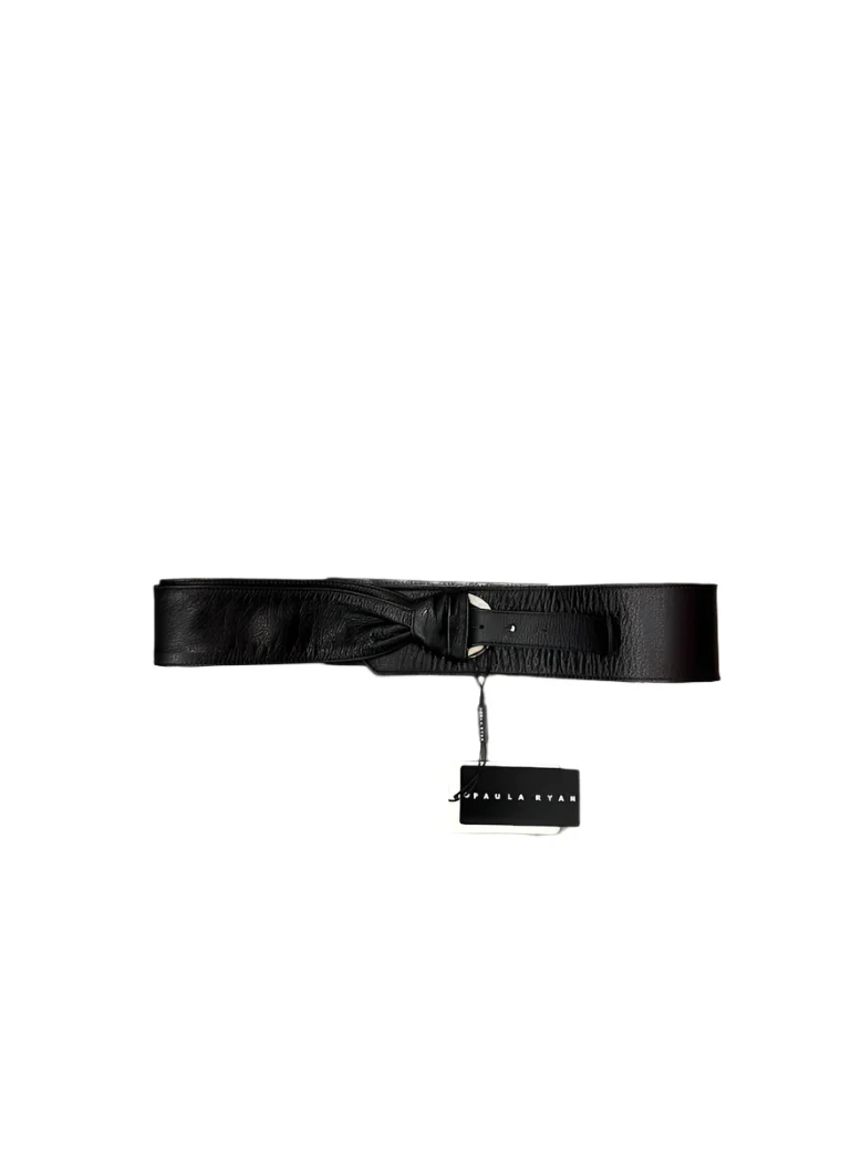 Paula Ryan Tie and Clasp Leather Belt - Image 4