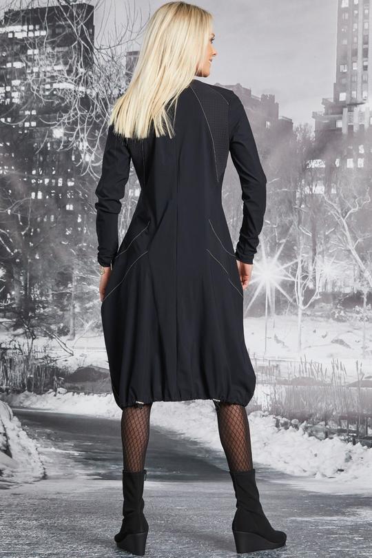 Paula Ryan Top Stitched Spliced Dress - Microjersey - Image 2