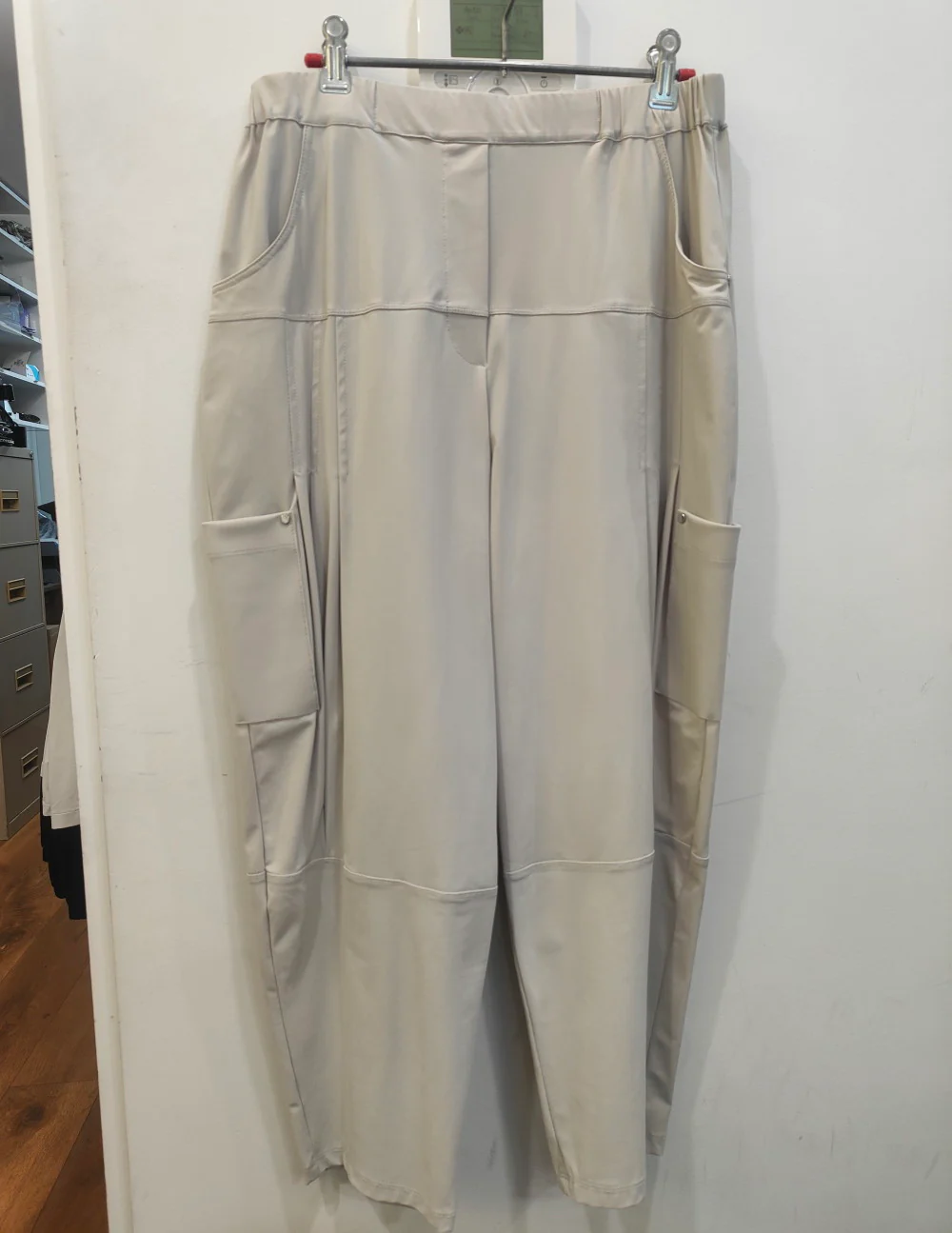 Paula Ryan Tuck Front Basque Pant - Sand