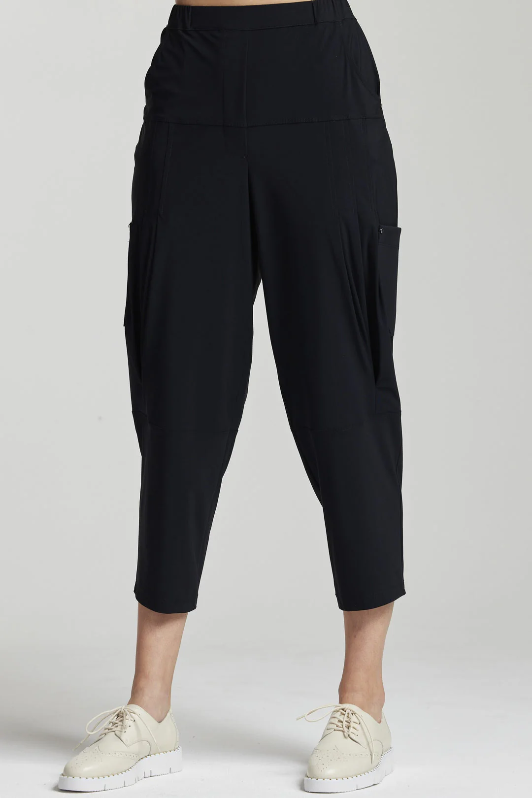 Paula Ryan Tuck Front Basque Pant - Sand - Image 2