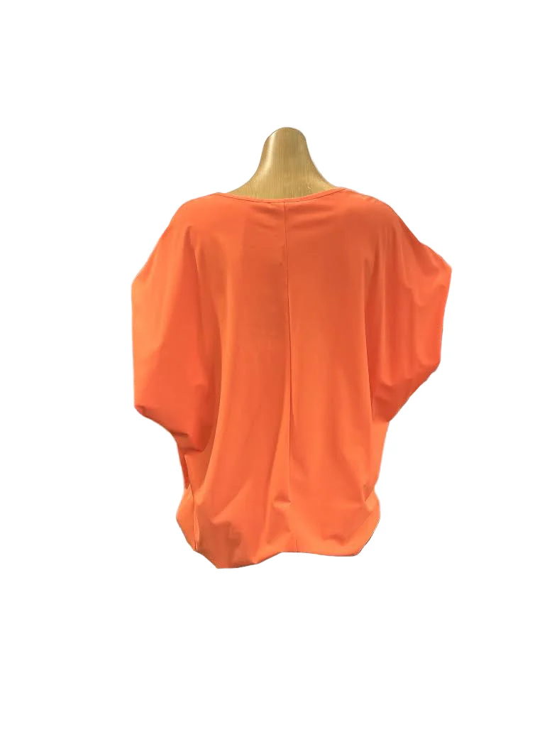 Paula Ryan Tuck Side Top - Melon - Image 4