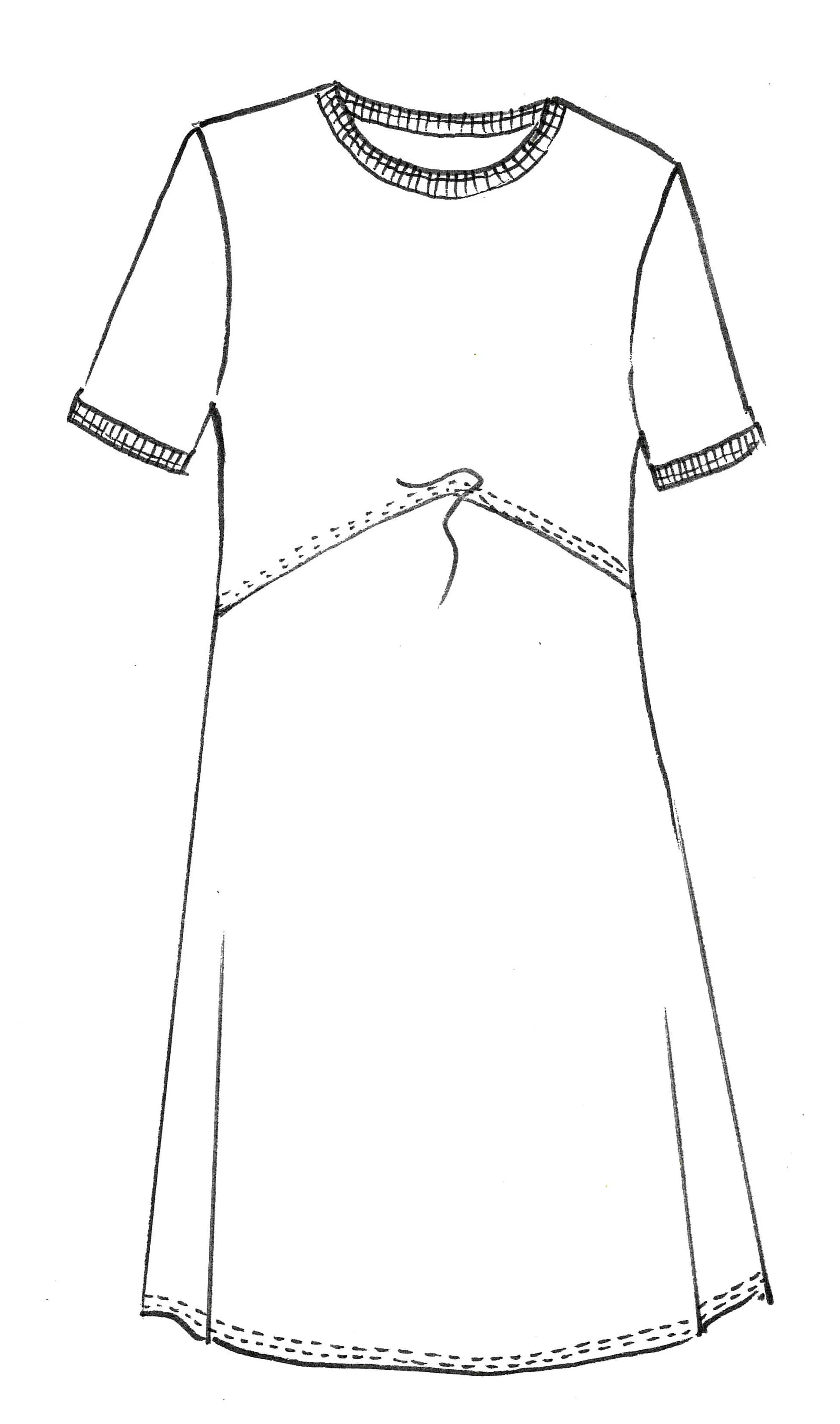Paula Ryan V Panel Dress - Black - Image 3